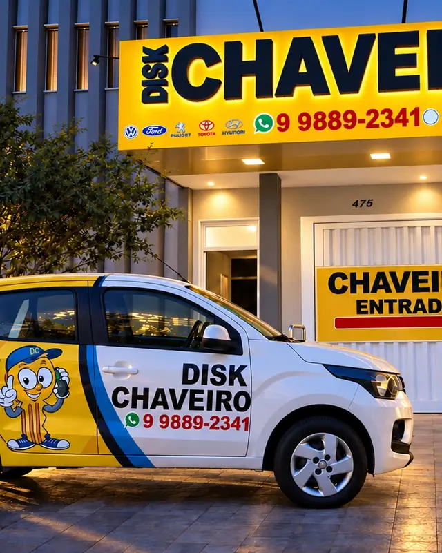 Unidade móvel da Disk Chaveiro
